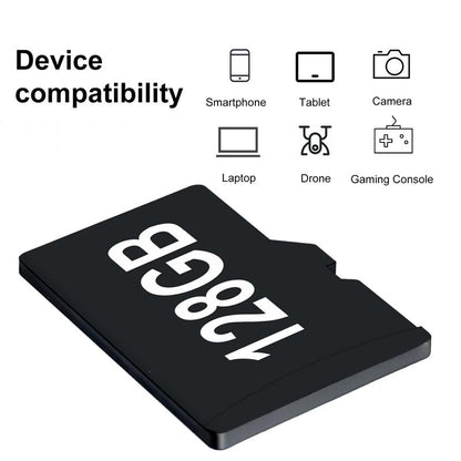 128GB High-Speed Memory Card for Cameras & Dash Cams, Reliable Storage with Wide Smartphone Compatibility