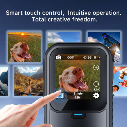 NUISK Mini 4K Body Camera, Magnetic Clip, 128GB Storage, Waterproof, Wearable Action Cam