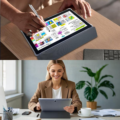 PYNAREL Android 15 Tablet 10.1", 2-in-1 Portable Device, 12GB RAM, Holiday Gift